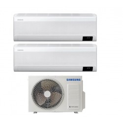 Climatizzatore Condizionatore Dual Split Inverter Samsung Serie Windfree Elite 9000+9000 btu con AJ050TXJ2KG/EU A+++ Wi-Fi 9+9 R-32 : Climafast