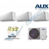 Climatizzatore condizionatore aux inverter plus fh trial 9+12+12 a++/a+ wifi ready am3h27/4dr3 r-32 9000+12000+12000