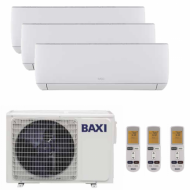 Climatizzatore condizionatore trial split baxi inverter astra 9+9+9 btu con lsgt70-3m a++/a+ wi-fi optional