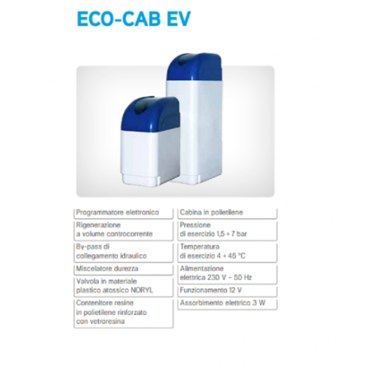 Addolcitore Acqua Kytek Pearl Eco-Cab EV 20 : Climafast
