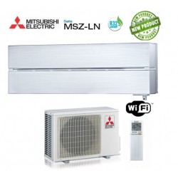 Climatizzatore condizionatore mitsubishi electric inverter msz-ln kirigamine style 18000 btu pearl white msz-ln50vgv - wi-fi r-32 a+++