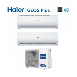 Condizionatore Climatizzatore Haier Dual Split Inverter Geos Plus R-32 9000+12000 BTU Con 2U50FEFFRA Wi-Fi Integrato: climafast