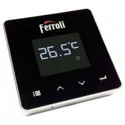 Cronotermostato Ferroli Settimanale Riscaldamento Wifi - Ios E Android Batterie Stilo Programmazione Digitale 013010xa Connect