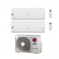 Climatizzatore condizionatore lg dual split inverter serie libero smart 7+12 con mu2r15 ul0 r-32 wi-fi integrato 7000+12000 + novità