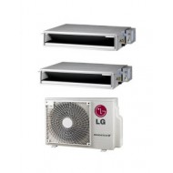 Climatizzatore Condizionatore LG Dual Split Canalizzato 9000+9000 BTU R-32 Con MU2R15 UL0 : Climafast