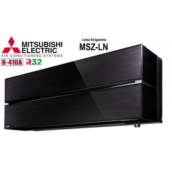 Climatizzatore condizionatore mitsubishi electric dual split inverter msz-ln kirigamine style r-32 9000+18000 3 colori disponibili con mxz-2f53vf wi-fi new 9+18