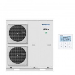 Pompa di calore panasonic aquarea: monoblocco da 12 kw con tecnologia r-410 e opzione wi-fi (a+++/a++) cod. wh-mdc12h3e5 : climafast